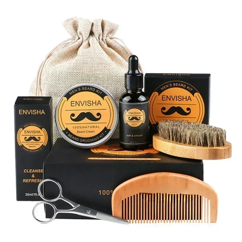 Men'S Beard Grooming - 6pcs/set Men Beard Barba Grooming Beard