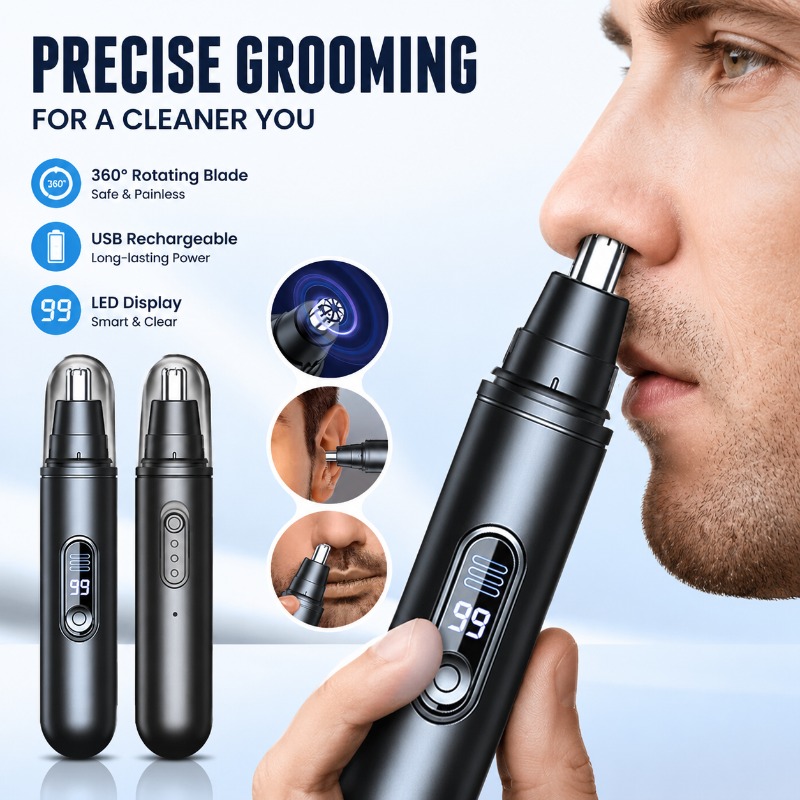 Men'S Grooming Hair Removal - Electric Nose Hair Trimmer for Men