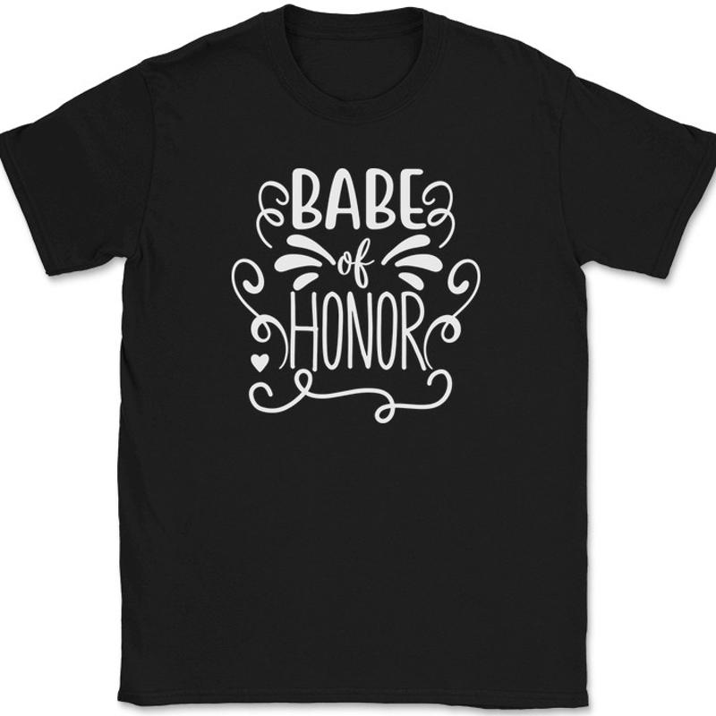 Babe of Honor T-Shirt Wedding  - Men Grooming Usa recension och pris