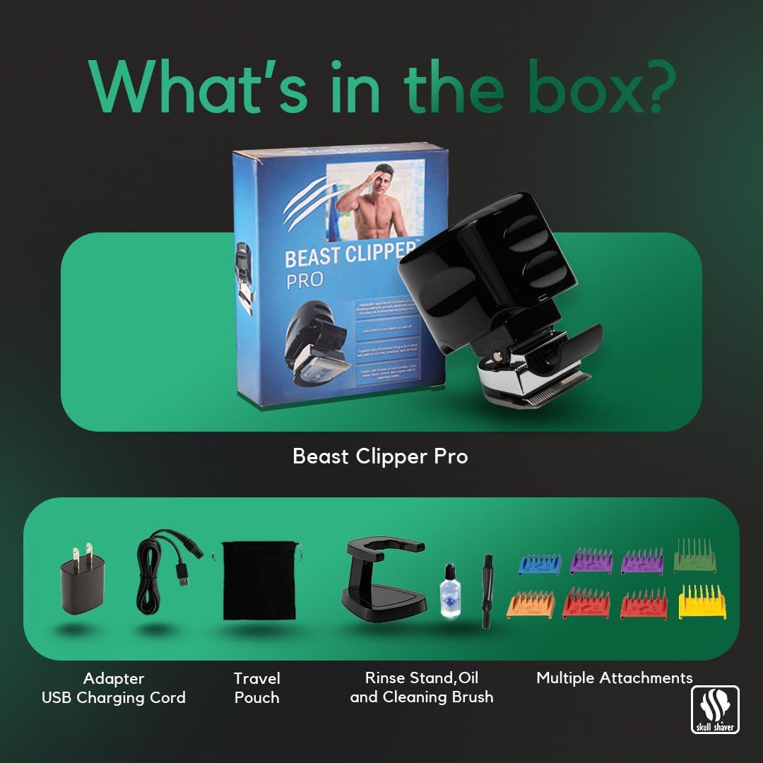 Beast Clipper Pro - Home Hairc - Men'S Grooming Products Kit recension och pris