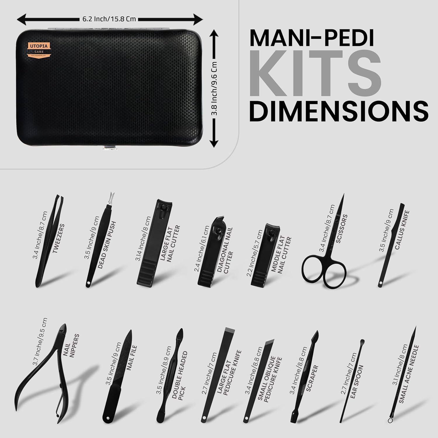 Professional Nail Clippers Kit - Men'S Grooming Products Kit recension och pris