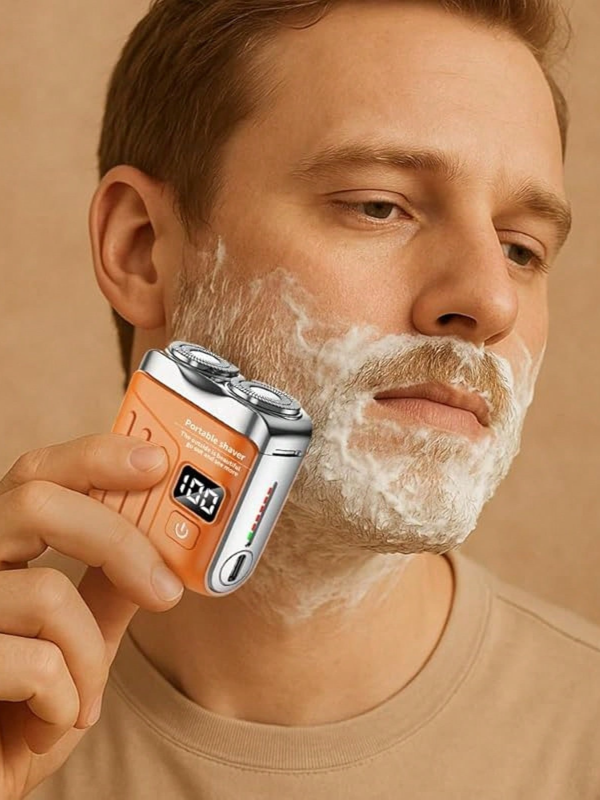 2026 Upgraded Orange Dual-Rota - Men'S Grooming Hair Removal recension och pris