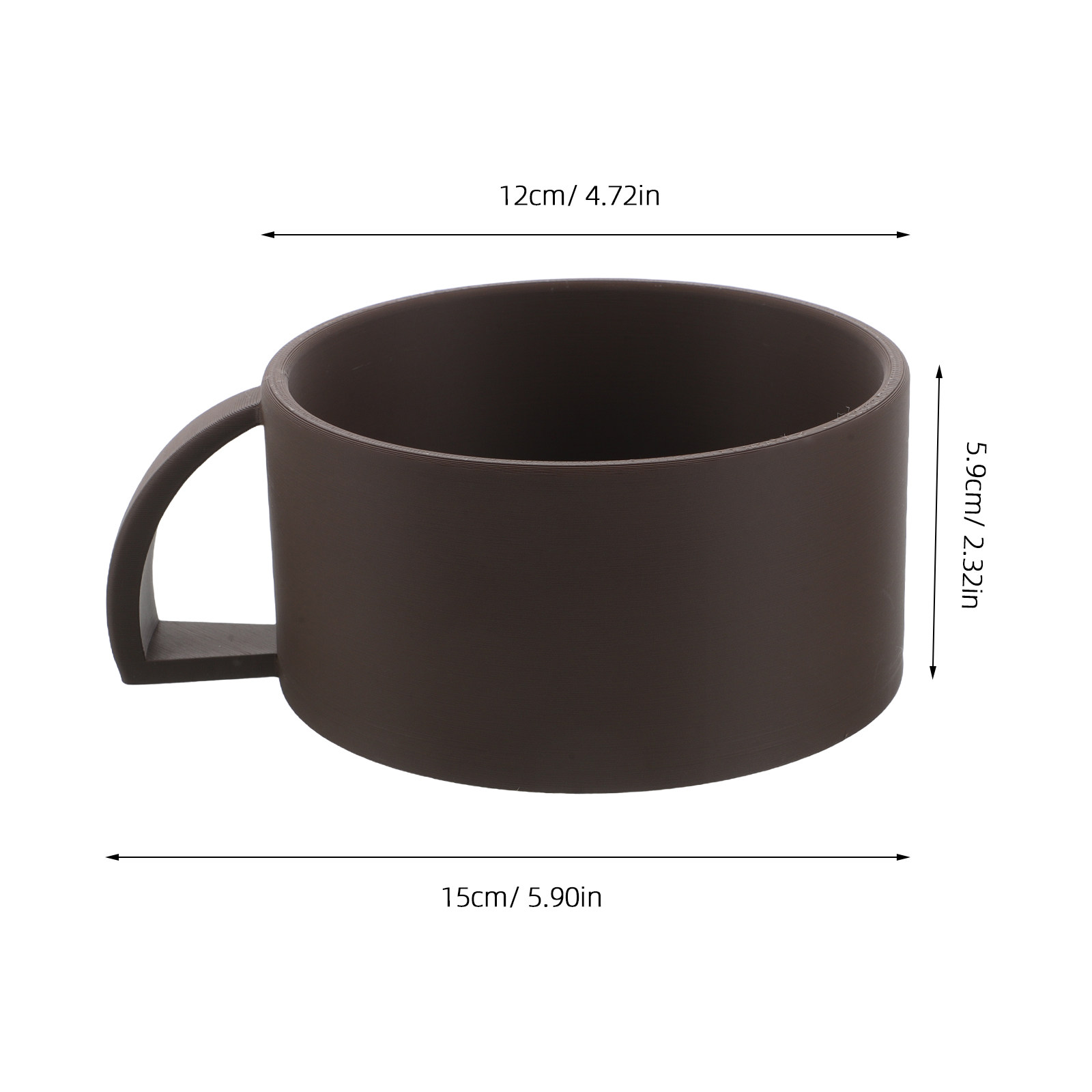 Shaving Bowl for Men Brown Wid - Men'S Beard Grooming recension och pris