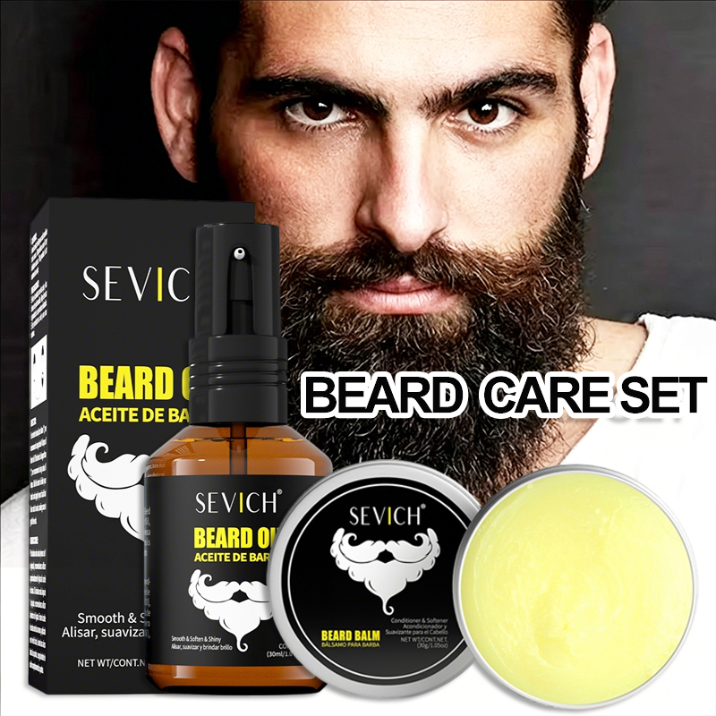 Men Beard Oil Kit Beard Moistu - Men'S Beard Grooming recension och pris