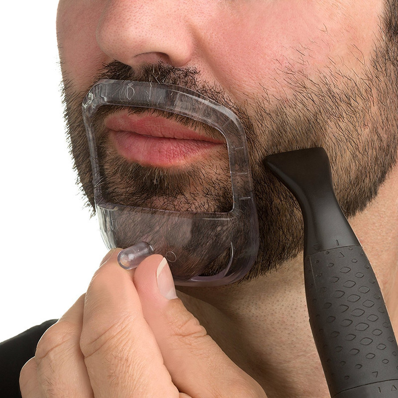 5pcs/set Transparent Beard Sty - Men'S Beard Grooming recension och pris