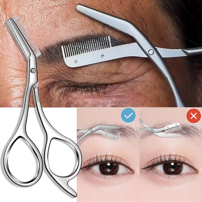 1Pc Stainless Steel Eyebrow Tr - Men'S Grooming Hair Removal recension och pris