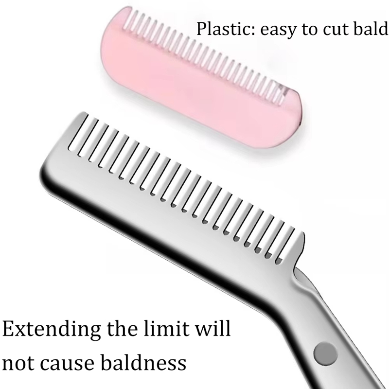 1Pc Stainless Steel Eyebrow Tr - Men'S Grooming Hair Removal recension och pris