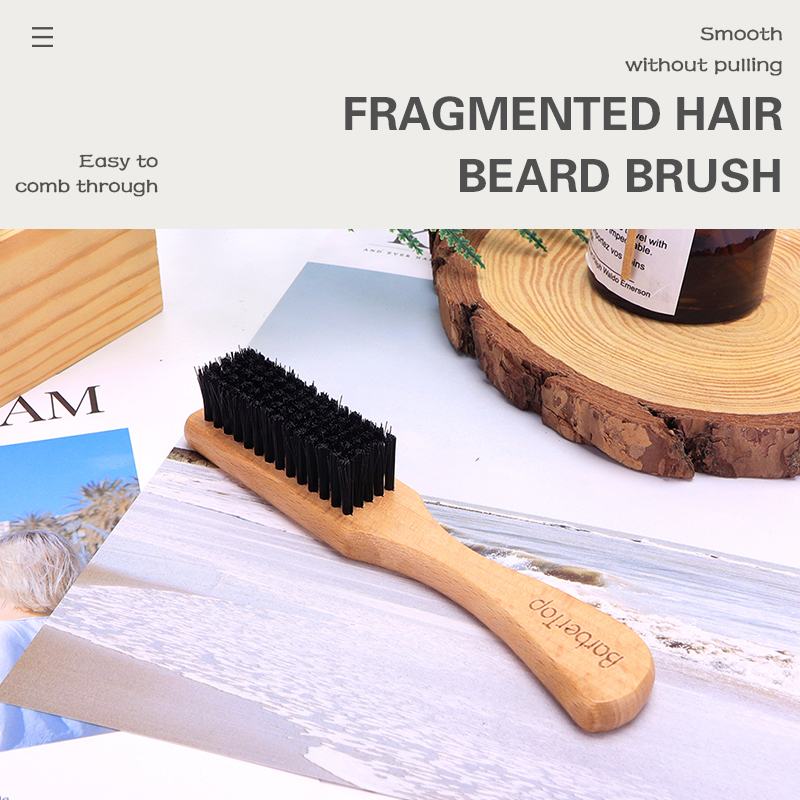 BARBERTOP Men Hair Brush Face  - Men'S Beard Grooming recension och pris