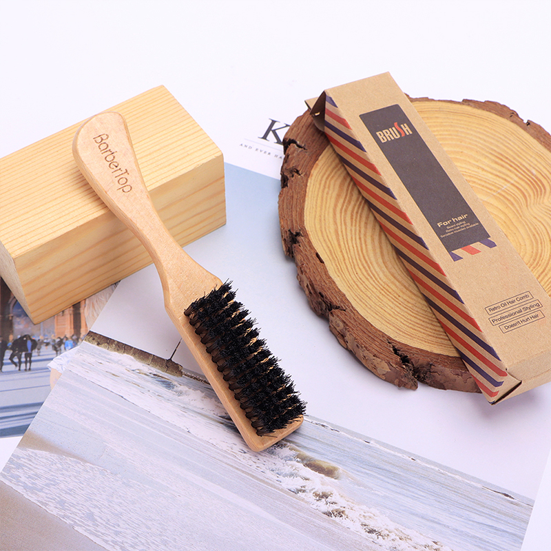 BARBERTOP Men Hair Brush Face  - Men'S Beard Grooming recension och pris