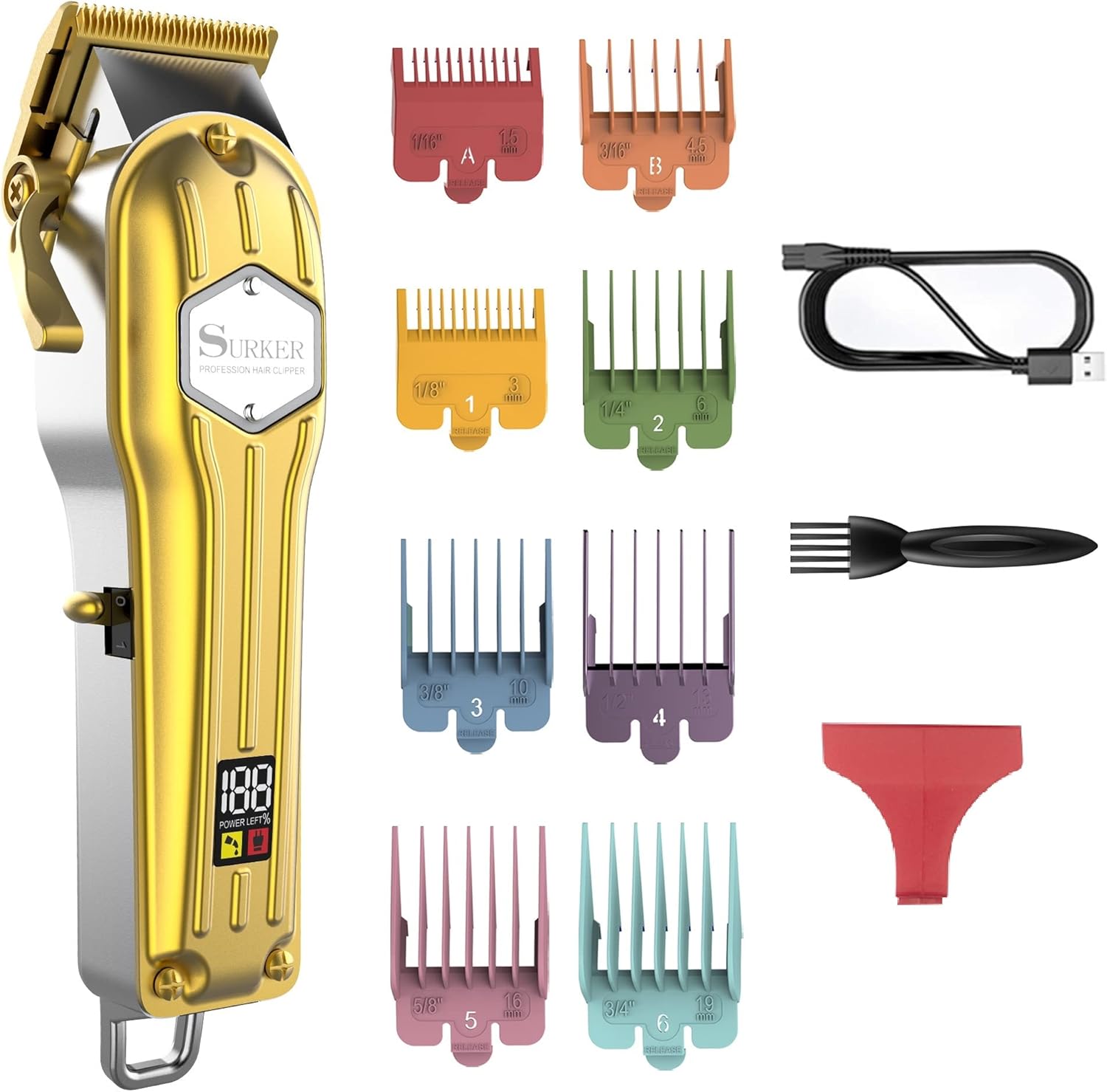 Professional Cordless Hair Cli - Men'S Grooming Products Kit recension och pris