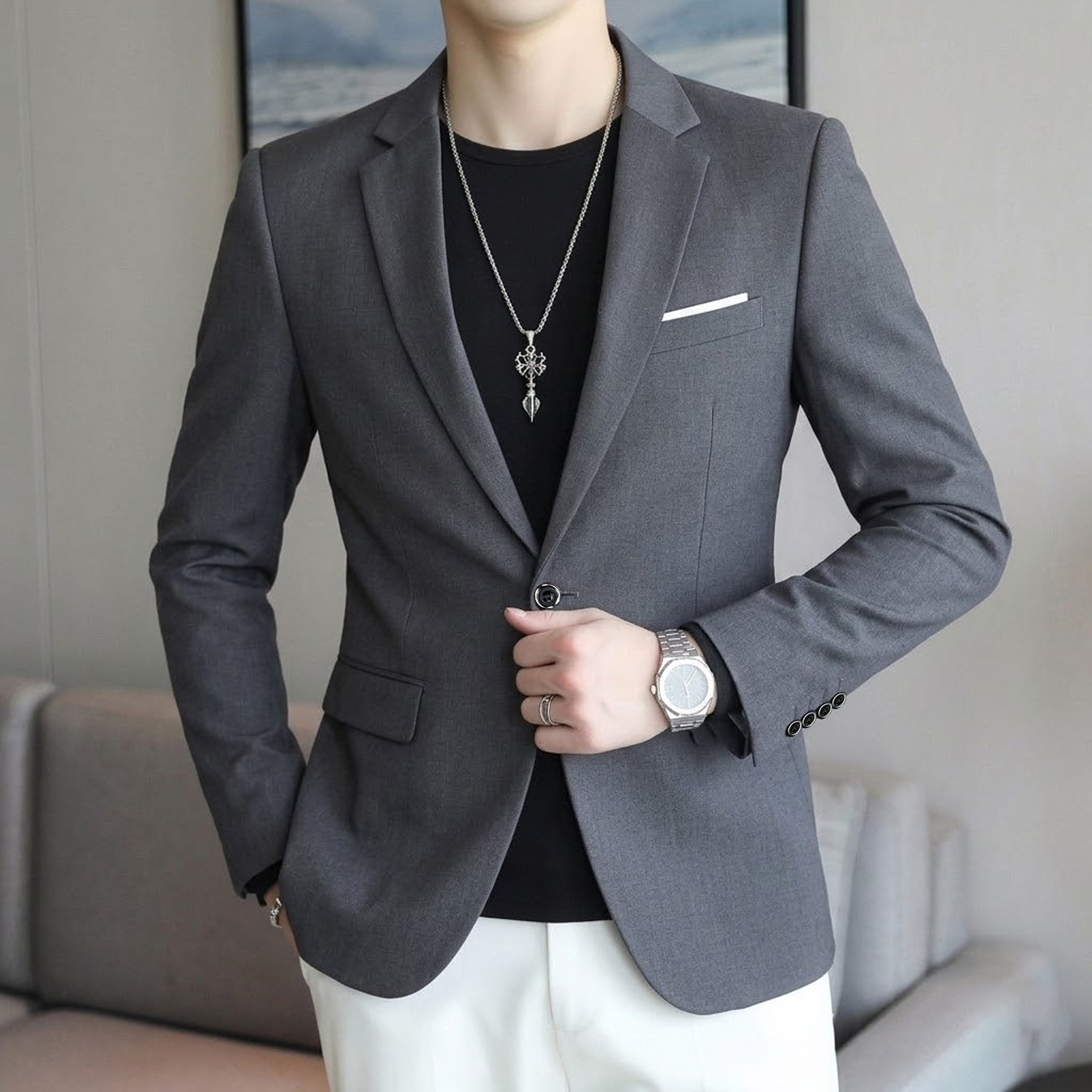 Boutique Fashion Solid Color H - Mens Grooming Brand recension och pris