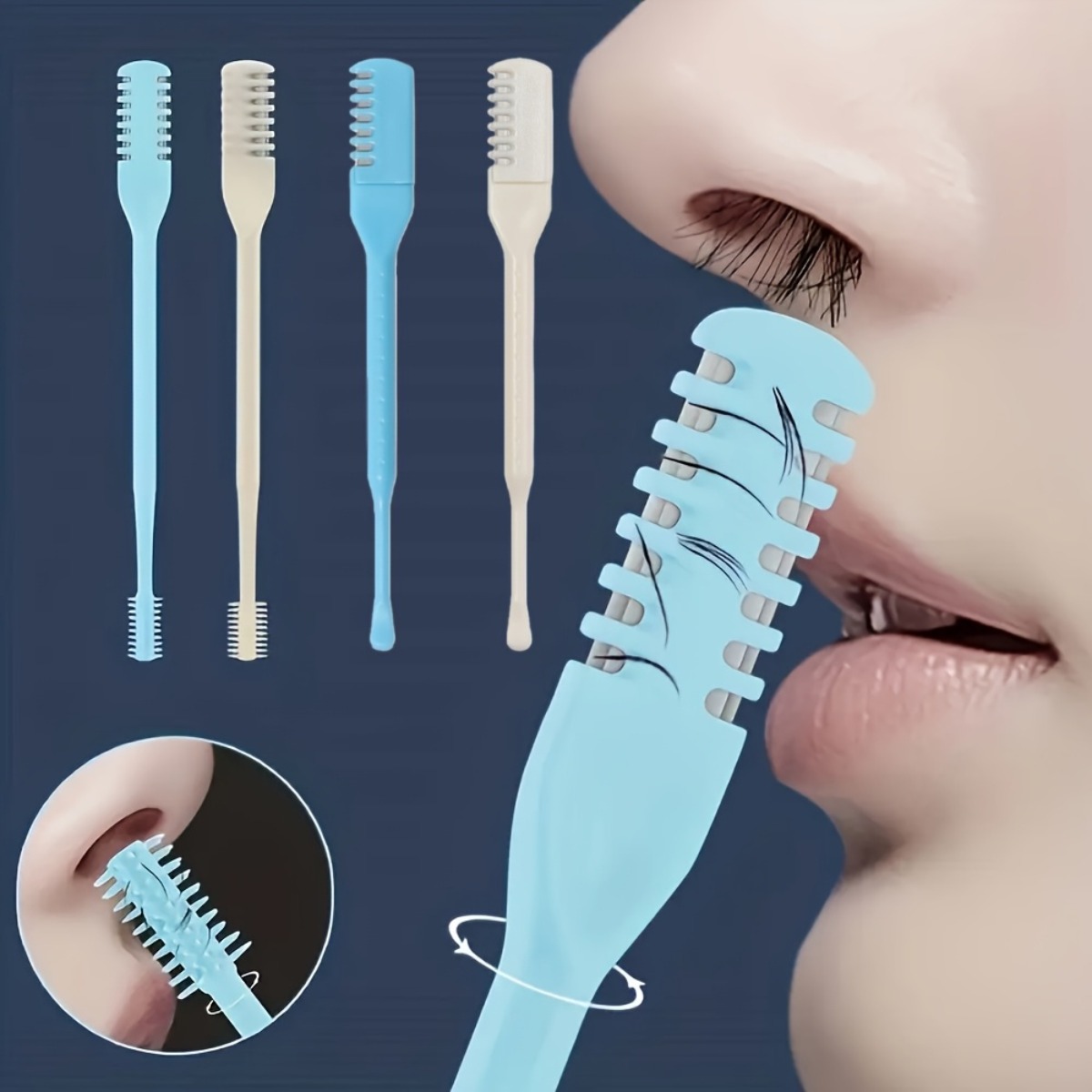 2Pcs Dual Head Nose Hair Trimm - Mens Grooming Box recension och pris