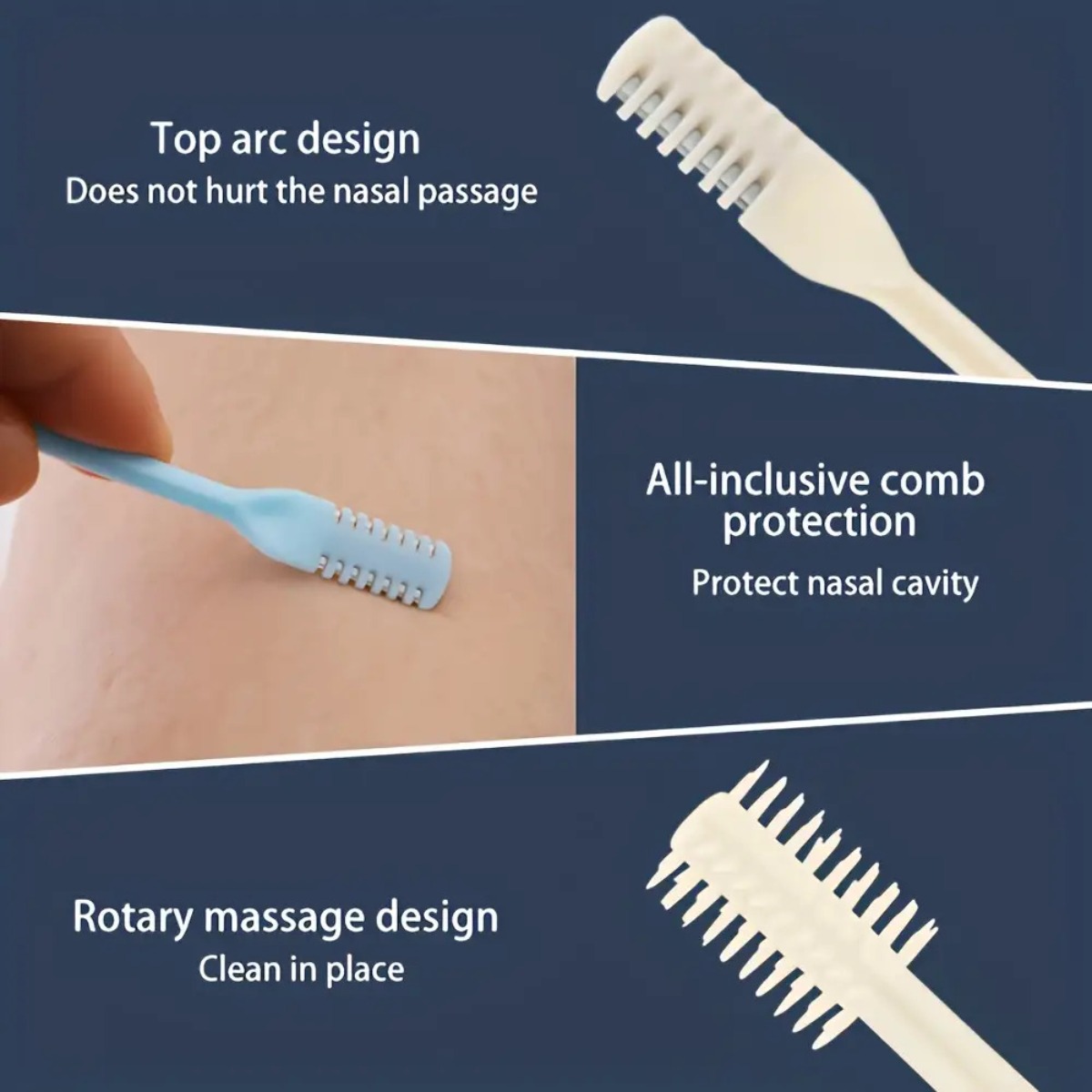2Pcs Dual Head Nose Hair Trimm - Mens Grooming Box recension och pris