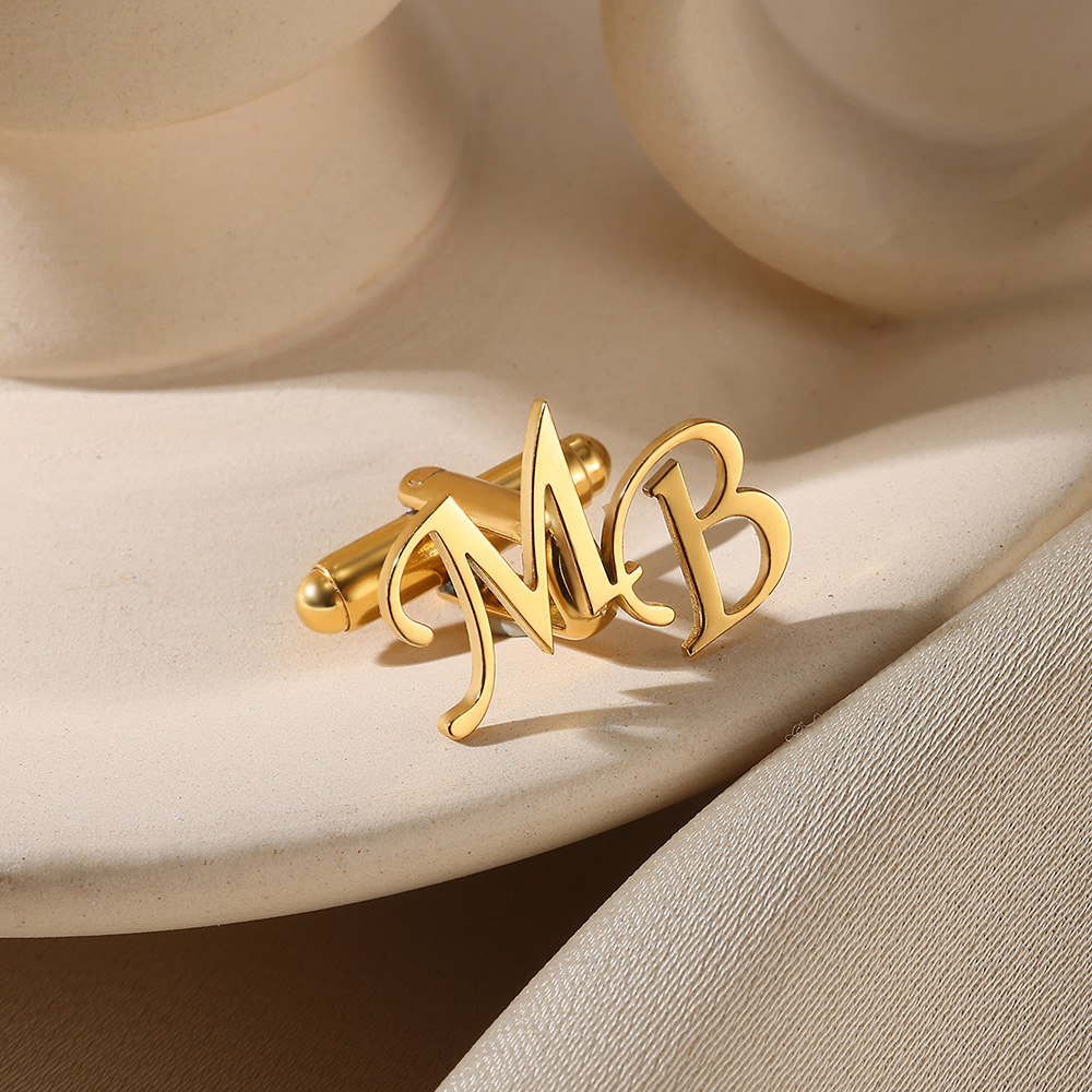 Customized Initial Letter Cuff - Men Grooming Usa recension och pris