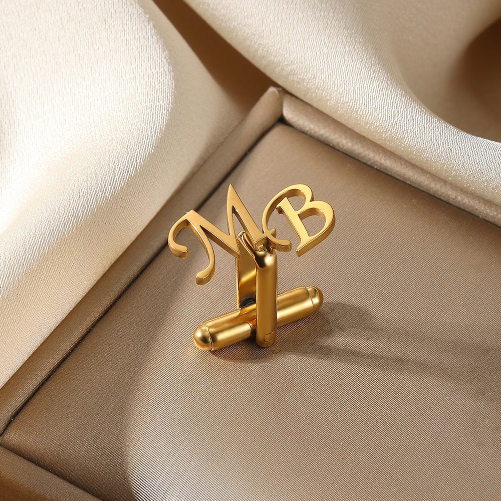 Customized Initial Letter Cuff - Men Grooming Usa recension och pris