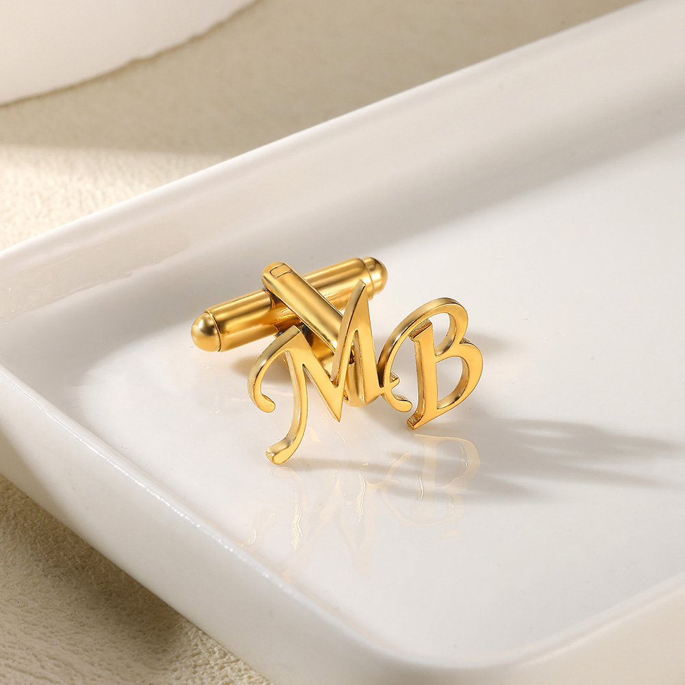Customized Initial Letter Cuff - Men Grooming Usa recension och pris