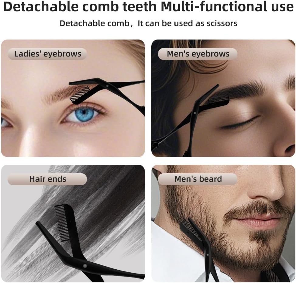 Eyebrow Scissors Trimmer with  - Men Grooming Usa recension och pris