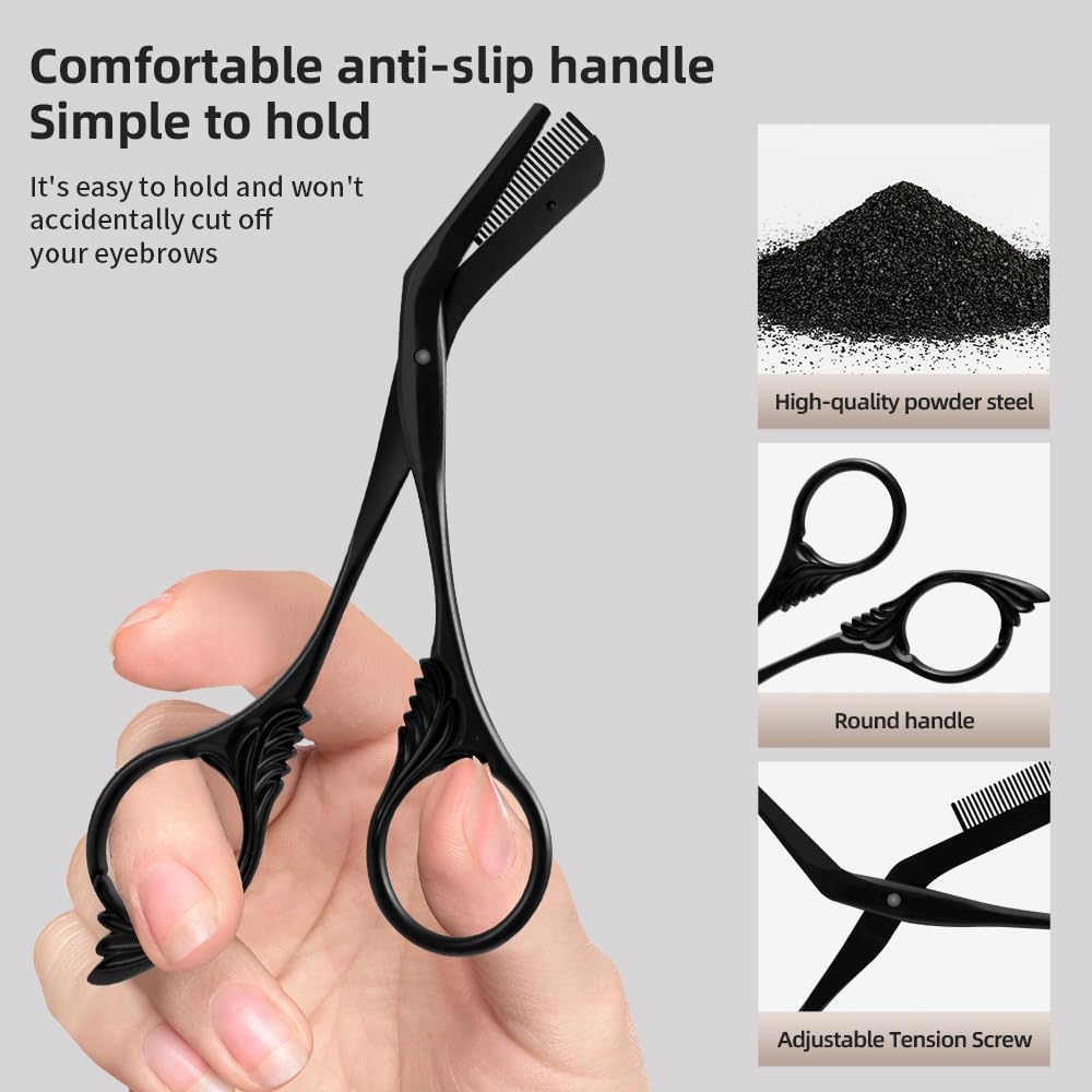 Eyebrow Scissors Trimmer with  - Men Grooming Usa recension och pris