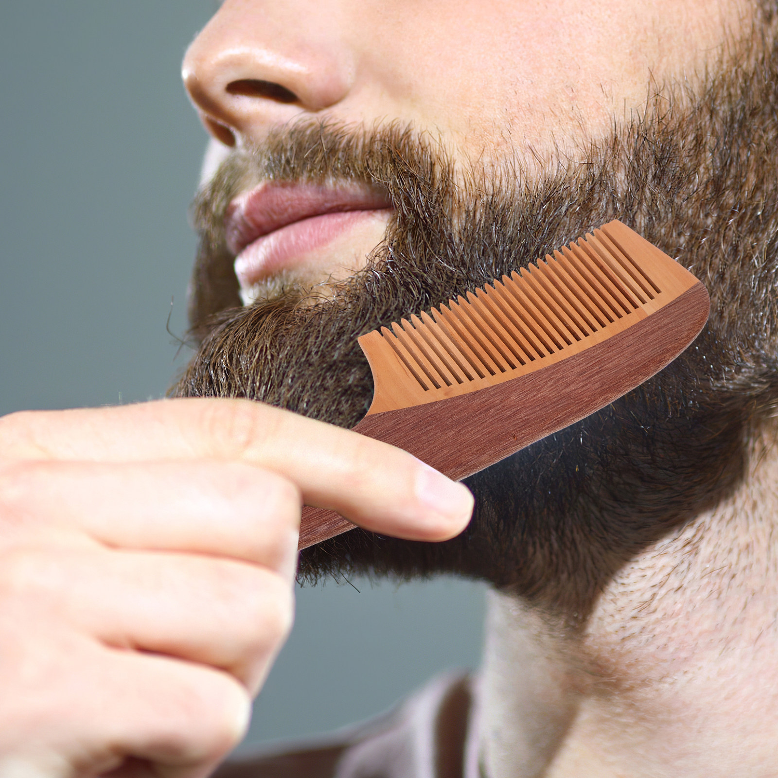 Portable Beard Comb for Men Na - Men'S Beard Grooming recension och pris
