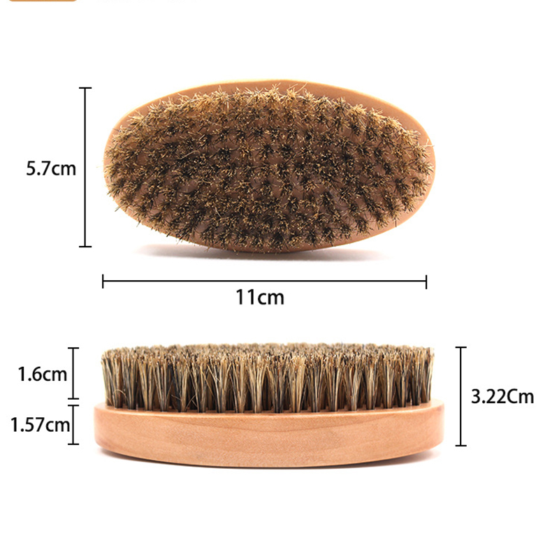 Natural Boar Bristle Beard Bru - Men'S Beard Grooming recension och pris